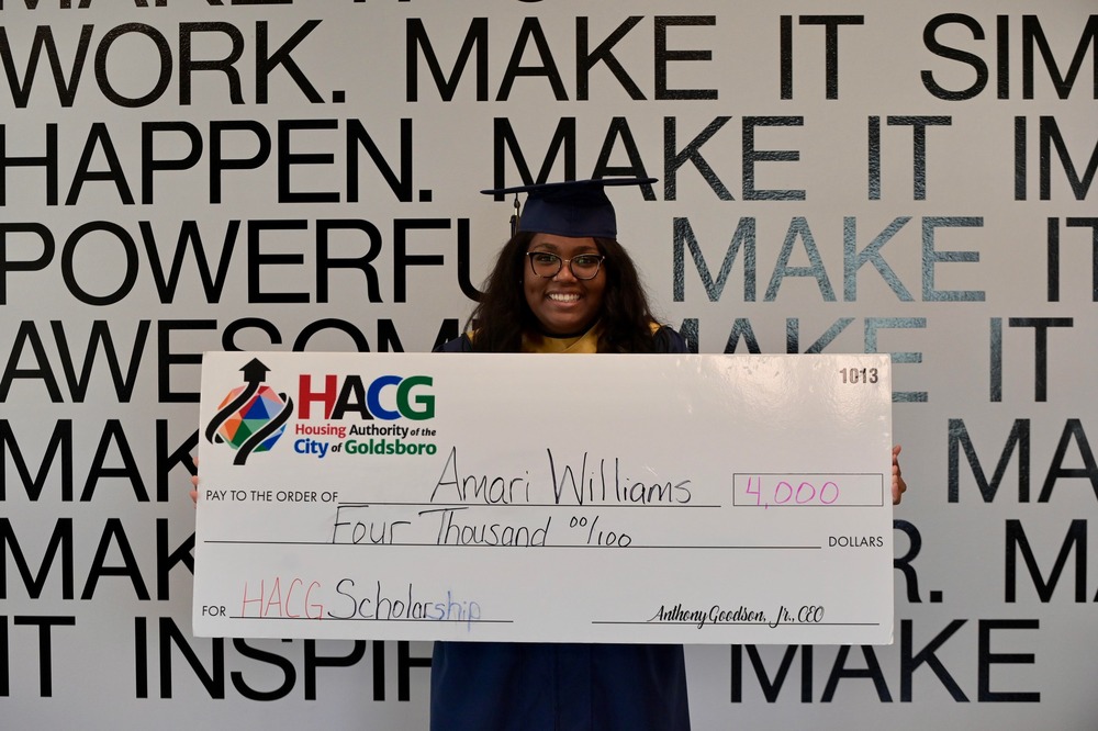 Amari Williams recipient of HACG Community Scholarship