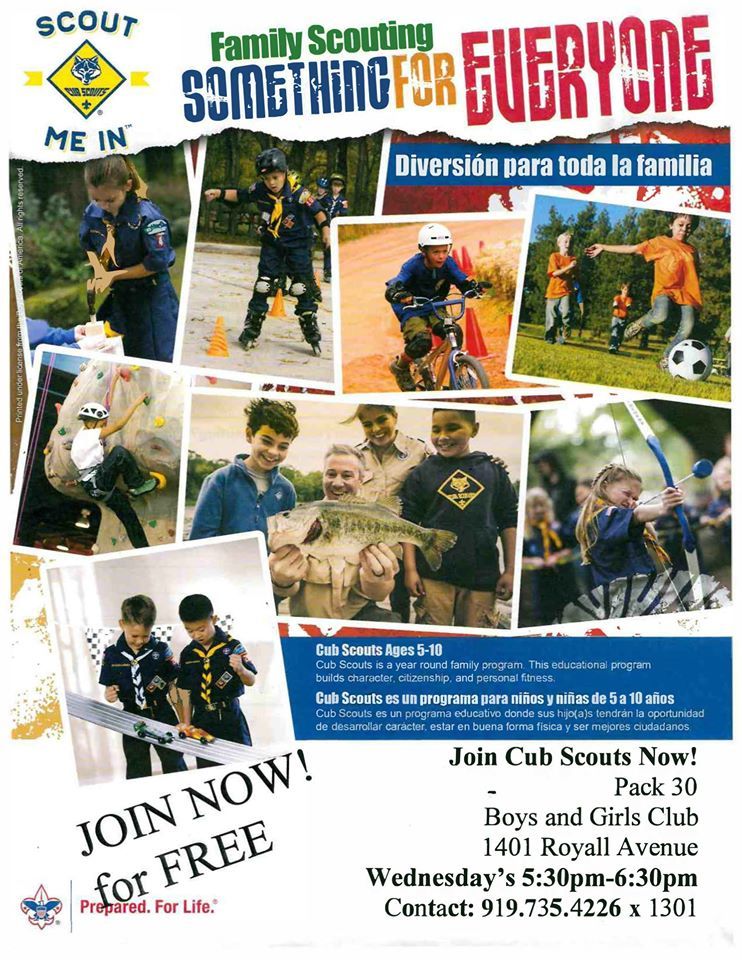 pack 30 scout flyer 